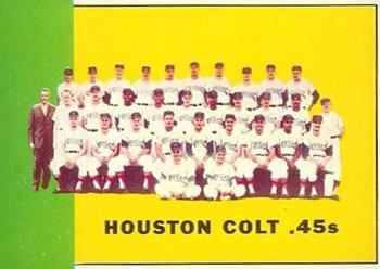 1963 Topps Baseball Cards      312     Houston Colts TC